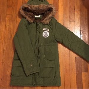 Z&I Hooded Army Coat